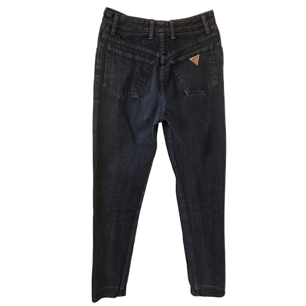 Vintage Guess Jeans Georges Marciano Women Sz 26/28 High Rise Tapered Dark Wash